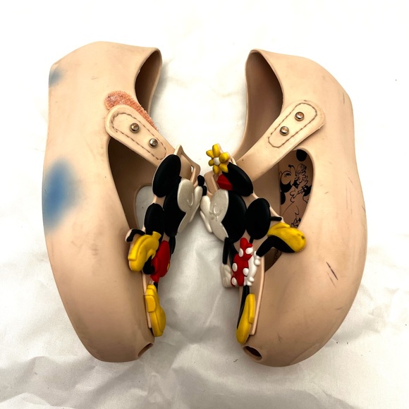Mini Melissa Mickey and Minnie Mouse Shoes sz 10 - Picture 3 of 8